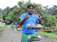 Habitantes de calle del sector de Santa Elena disfrutaron de una jornada de peluquer&iacute;a