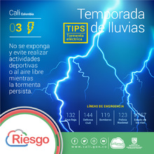 Alcald&iacute;a lamenta muerte de joven por descarga de un rayo. Haga caso a recomendaciones