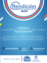 RENDICI&Oacute;N DE CUENTAS VIRTUAL 2018