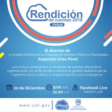 Unidad de Servicios P&uacute;blicos rinde cuentas a la comunidad