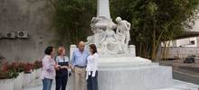 Alcalde Armitage entrega remodelaci&oacute;n del ic&oacute;nico monumento a Jorge Isaacs y &lsquo;Mar&iacute;a&rsquo;