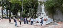 Alcalde Armitage entrega remodelaci&oacute;n del ic&oacute;nico monumento a Jorge Isaacs y &lsquo;Mar&iacute;a&rsquo;