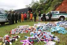 Autoridades incautan media tonelada de p&oacute;lvora en el centro de Cali