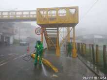 Lavado de &aacute;reas p&uacute;blicas llega a los corregimientos de Cali 