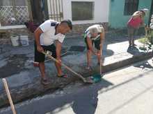 Alcald&iacute;a y comunidad se unen para realizar impactos comunitarios 