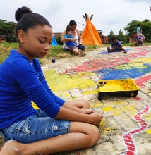 Potrero Grande se transforma en un colorido escenario para las ni&ntilde;as y los ni&ntilde;os de Cali