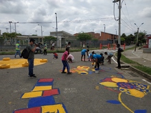Potrero Grande se transforma en un colorido escenario para las ni&ntilde;as y los ni&ntilde;os de Cali