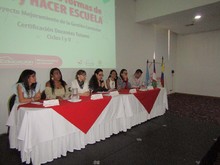 Docentes recibieron certificado de "Pensar otras formas de Ser y Hacer Escuela"