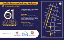 Conozca los cierres y desv&iacute;os durante los d&iacute;as de la Feria de Cali 