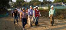 Obras en el sur de Cali fueron supervisadas por el alcalde y el secretario de Infraestructura 5
