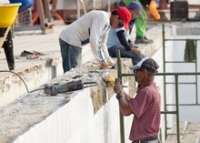 Comenzaron los trabajos en la piscina de kayak de la Unidad Deportiva Jaime Aparicio