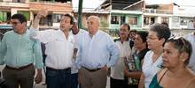 Alcalde Armitage verific&oacute; avances de obras infraestructura vial, deportiva y educativa en la comuna 7 7