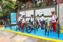 Con nuevos bici parqueaderos alcald&iacute;a de Cali promueve el cuidado del ambiente y la movilidad sostenible 2