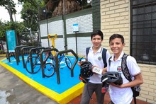Con nuevos bici parqueaderos alcald&iacute;a de Cali promueve el cuidado del ambiente y la movilidad sostenible 4