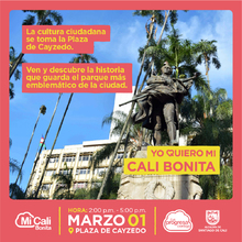 Una jornada de amor por la Plaza de Cayzedo con Mi Cali Bonita