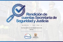 Convocatoria de Rendici&oacute;n de Cuentas de la Secretaria de Seguridad y Justicia 2019
