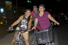 M&aacute;s de 25.000 cale&ntilde;os asistieron a la primera Ciclovida nocturna del a&ntilde;o