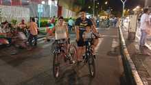 M&aacute;s de 25.000 cale&ntilde;os asistieron a la primera Ciclovida nocturna del a&ntilde;o