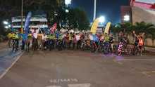 M&aacute;s de 25.000 cale&ntilde;os asistieron a la primera Ciclovida nocturna del a&ntilde;o