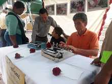 Con letras llenas de orgullo los cale&ntilde;os dejaron su huella en el &lsquo;coraz&oacute;n&rsquo; de la ciudad