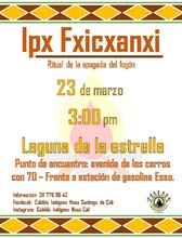 Cabildo Ind&iacute;gena Nasa prepar&aacute; la ceremonia del Apagado del Fog&oacute;n 