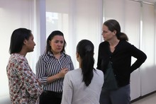 Consejera Pol&iacute;tica Adjunta dialoga con Alcalde de Cali