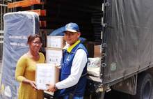 Familias afectadas por vendaval e incendios reciben asistencia humanitaria