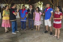 Los juegos aut&oacute;ctonos del cabildo Kofan fueron protagonistas durante su tercer encuentro cultural  