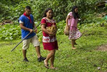 Los juegos aut&oacute;ctonos del cabildo Kofan fueron protagonistas durante su tercer encuentro cultural  