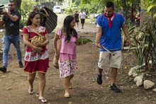 Los juegos aut&oacute;ctonos del cabildo Kofan fueron protagonistas durante su tercer encuentro cultural  