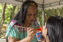 Los juegos aut&oacute;ctonos del cabildo Kofan fueron protagonistas durante su tercer encuentro cultural  