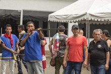 Los juegos aut&oacute;ctonos del cabildo Kofan fueron protagonistas durante su tercer encuentro cultural  