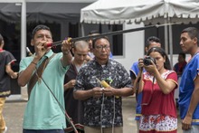 Los juegos aut&oacute;ctonos del cabildo Kofan fueron protagonistas durante su tercer encuentro cultural  