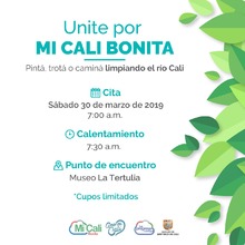 Este 31 de marzo tienes una cita con la ciudad: corre, trota o camina mientras limpias el r&iacute;o Cali