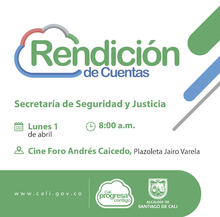 Este lunes, la Secretar&iacute;a de Seguridad y Justicia rendir&aacute; cuentas a la comunidad