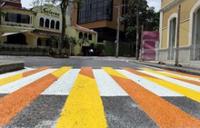 Parque El Pe&ntilde;&oacute;n se llena de colores para proteger la vida del peat&oacute;n 