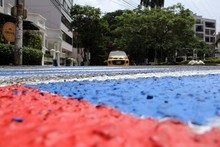 Parque El Pe&ntilde;&oacute;n se llena de colores para proteger la vida del peat&oacute;n 