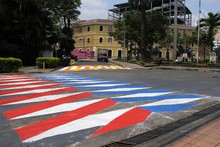 Parque El Pe&ntilde;&oacute;n se llena de colores para proteger la vida del peat&oacute;n 