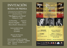 Artistas que participar&aacute;n en Festival de M&uacute;sica L&iacute;rica De regreso a mi Tierra estar&aacute;n en rueda de prensa 