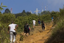 As&iacute; conquist&eacute; junto a decenas de cale&ntilde;os la cima de las Tres Cruces con el programa Carreras y Caminatas