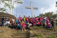 As&iacute; conquist&eacute; junto a decenas de cale&ntilde;os la cima de las Tres Cruces con el programa Carreras y Caminatas