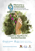 El 9 de abril Cali conmemorar&aacute; el d&iacute;a de la memoria y solidaridad con las v&iacute;ctimas del conflicto 