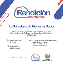 La Secretar&iacute;a de Bienestar Social rendir&aacute; cuentas sobre la gesti&oacute;n por las v&iacute;ctimas de la ciudad