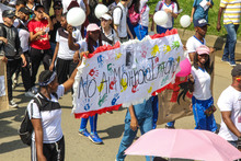 Secretar&iacute;a de Bienestar Social march&oacute; por el regreso de la ni&ntilde;a Michelle Valarezo