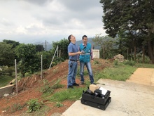 Fotograf&iacute;as de la pr&aacute;ctica RPAS realizada en la cabecera del corregimiento La Paz.