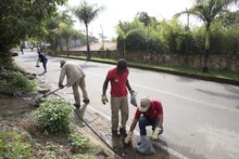Cien toneladas de basuras y escombros se han retirado de la quebrada Isabel P&eacute;rez