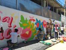 Cali dedica murales a la paz y a la educaci&oacute;n