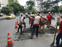 Bachet&oacute;n se tom&oacute; el oeste de Cali y transform&oacute; las calles de este corredor vial
