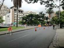 Bachet&oacute;n se tom&oacute; el oeste de Cali y transform&oacute; las calles de este corredor vial