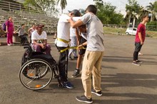 En el Festival de Deportes Extremos, m&aacute;s de 40 personas con discapacidad vivieron la emoci&oacute;n y adrenalina 